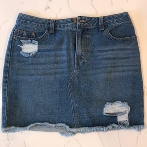 Never worn before jean skirt!